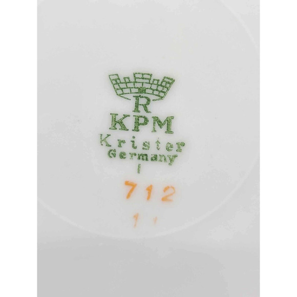 KPM Krister China Germany Gold Rose Design. 4-Piece Set. Choice of quantity. - Picture 2 of 16